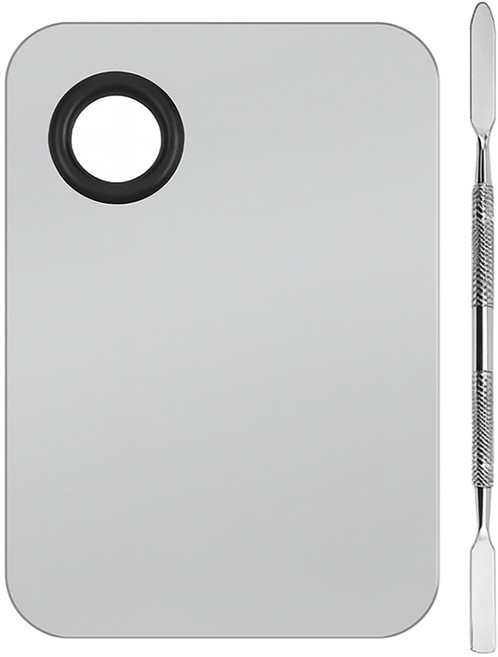 프로페셔널 메이크업 믹싱 팔레트 & 스파출러 세트