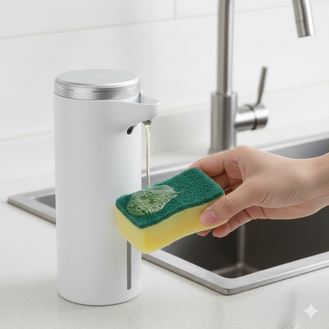 제이팀 자동 디스펜서 IPX7등급 강력방수 손세정기 주방세제 손세정제 XP20, 1개, XP20(젤형)