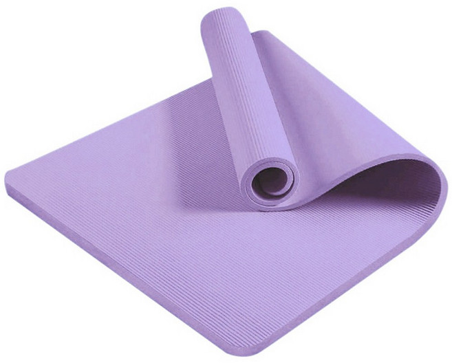생활진심 두꺼운 20mm 요가 매트 와이드, 퍼플, 1개