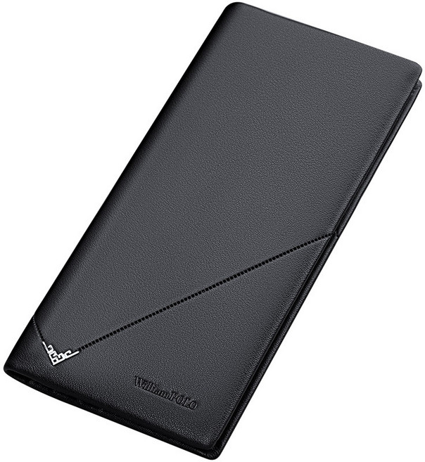 큐제이홈 월리엄 폴로 신사 가죽 장지갑 카드지갑