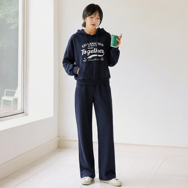 SET투게더스 후드 일자 트레이닝세트