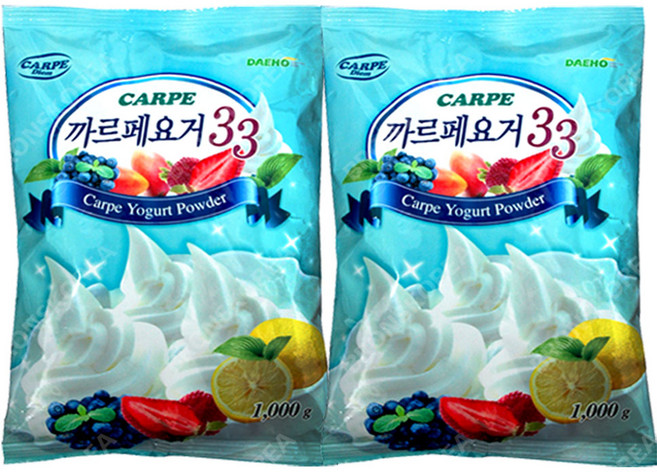 대호 까르페요거 33 1kg X 2개/요거트파우더 요거트스무디, 2개