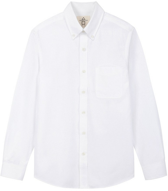 더셔츠스튜디오 루즈핏 면혼방 옥스포드 버튼다운 셔츠