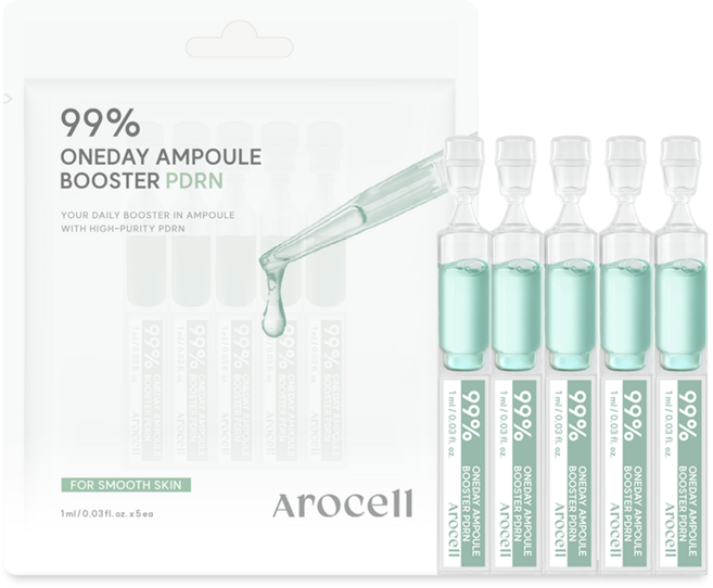 99% 원데이 부스터 앰플 [PDRN], 1개, 5ml