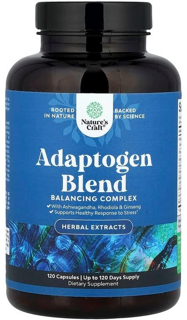 Nature's Craft 아답토젠 혼합물 캡슐 120정 NCA-88285, 1 - 쿠팡