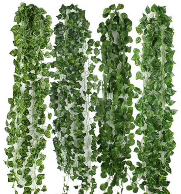 소원마켓 인조넝쿨 9줄 인테리어 조화, 넝쿨-제라늄 9줄 1묶음, 1개