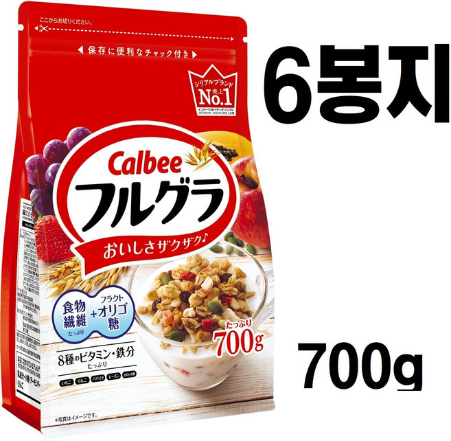 가루비 후루그라, 700g, 6개