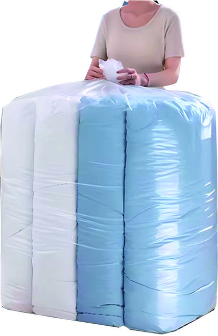 합무 초대형 투명 수납봉투 PE 이불 침구 정리 이사 보관용 방수 방진 튼튼한 대용량 포장봉투, 1개, 20개, 특대(XL)
