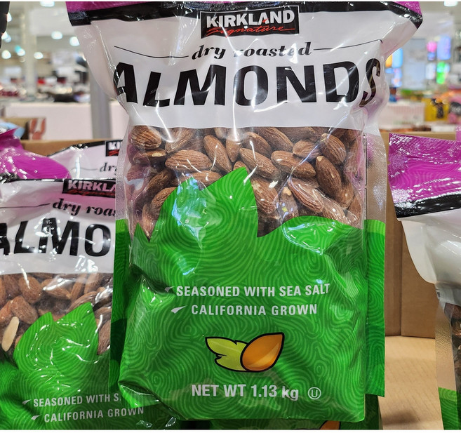 [당일배송] 커클랜드 가염 볶음 아몬드 1.13kg 대용량 캠핑 안주 간식 식사대용 견과류, 1박스