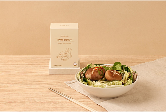 간편한 육수 진한육수 1박스, 30개, 3.5g