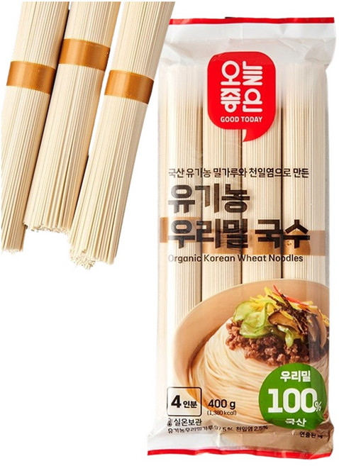 오늘좋은 유기농 우리밀 국수 400g, 1개