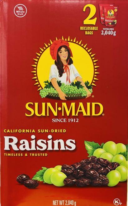 건포도 썬메이드 캘리포니아 미국산 건포도 1.02kg 2개입 코스트코, 2개
