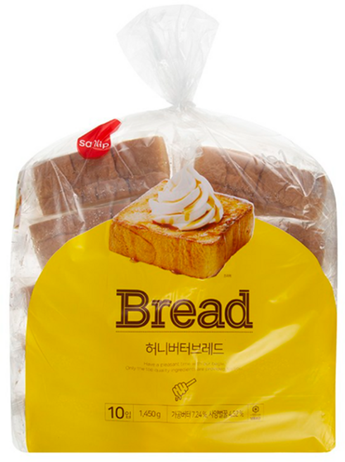 [오티삼립]냉동 허니버터브레드 10입 1봉, 1개, 1.45kg