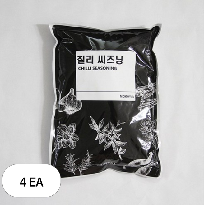 딜리셔스마켓 칠리시즈닝 향신료, 4개, 500g