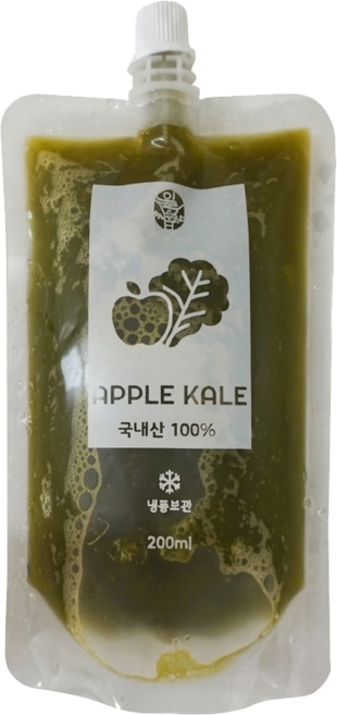 nfc 착즙 사과 케일 주스 200ml 30팩 물한방울 없이 착즙 케일즙, 30개