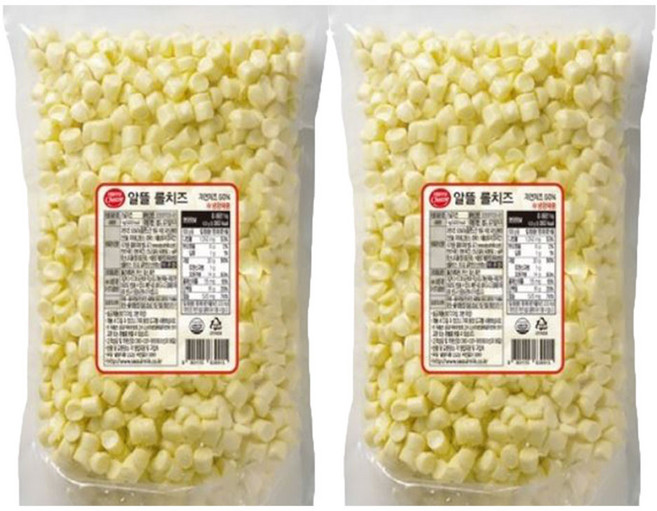 서울우유 알뜰 롤치즈 1kg x 2개, 쫄깃고소한맛