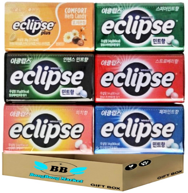 봉봉마켓 이클립스인기 6가지맛, 34g