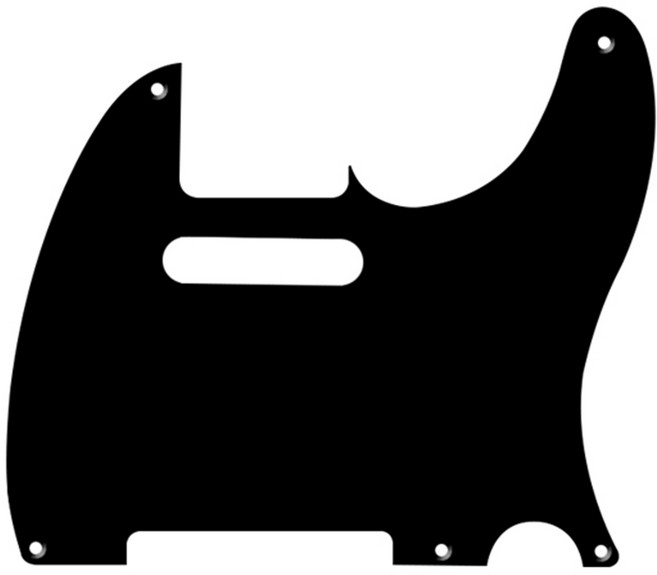 펜더 텔레 픽가드 5홀 50s Tele Pickguard 검정, 1개