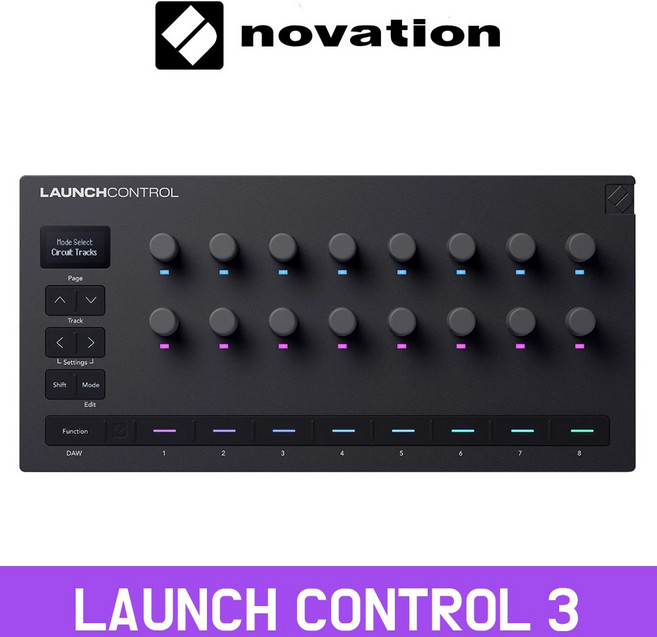 노베이션 Launch Control 3 런치 컨트롤 3 휴대용 미디 컨트롤, 혼합