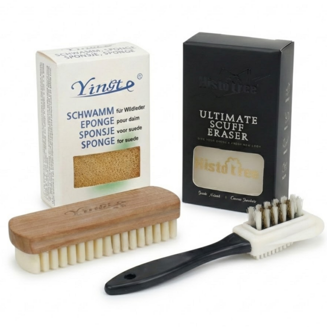 젠스 새것처럼 간편관리 원단보호 스웨이드 지우개 브러쉬