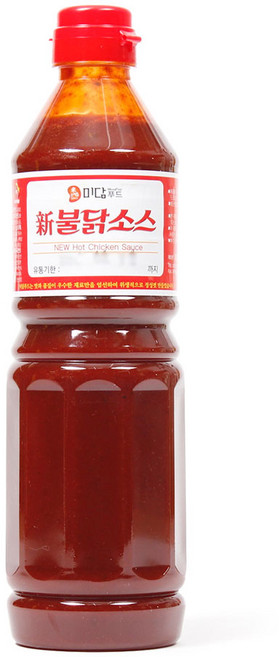 미담 불닭 소스 매운 양념 불닭발 떡꼬치, 1kg, 3개