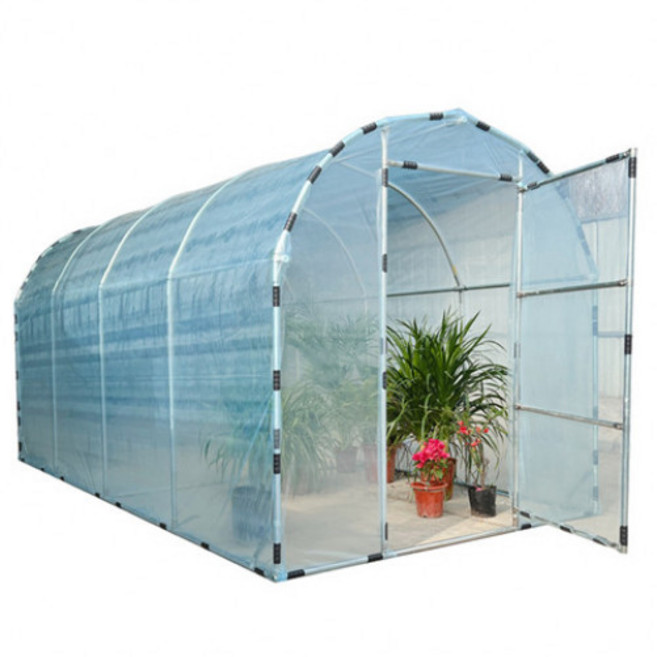조립식 비닐하우스 농막 창고 정원 야외 온실 너비2mx길이6mx높이2m(필름포함), 폭2mx길이6mx높이2m+필름, 1개