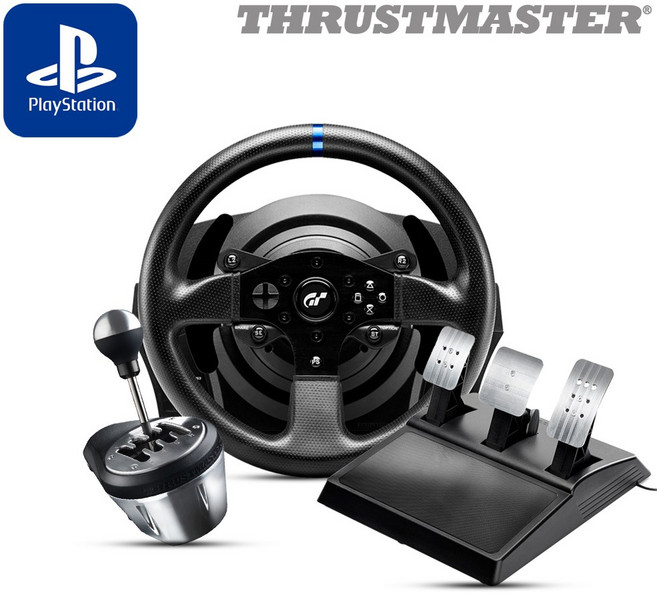 트러스트마스터 T300RS GT 레이싱휠 TH8A 쉬프터 패키지(PS5 PS4 PC용), 1개