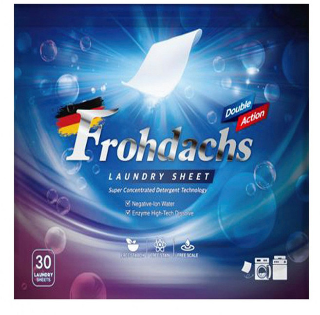 프.로.닥 스 중성 드럼세탁기 겸용 시트세제 세탁세제 종이세제, 3세트, 30개입