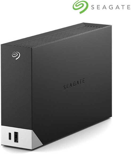 One Touch hub HDD 외장하드 외장허브 데이터복구, 12TB, 블랙