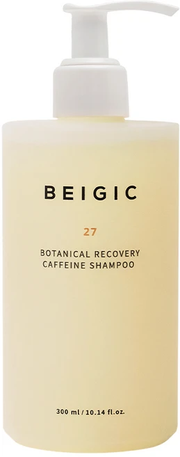 [비건 카페인/탈모 완화] 베이지크 보태니컬 리커버리 카페인 샴푸 300ml, 1개 - 쿠팡