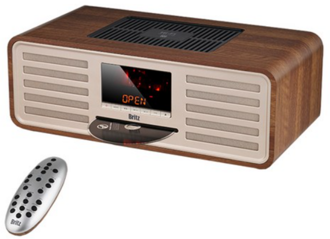 브리츠 진공관 블루투스 오디오 스피커, 혼합컬러, BZ-T8800(블루투스 스피커)