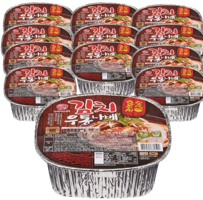 한일본고장 김치우동 나베, 220g, 12개