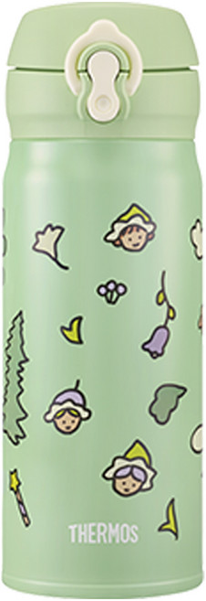 써모스 제로퍼제로 그래픽 원터치 텀블러, 드라이어드, 400ml, 1개