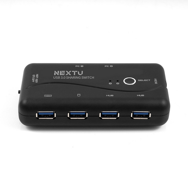 넥스트유 USB3.0 2:4 수동선택기, NEXT-3506PST 1년 무상AS