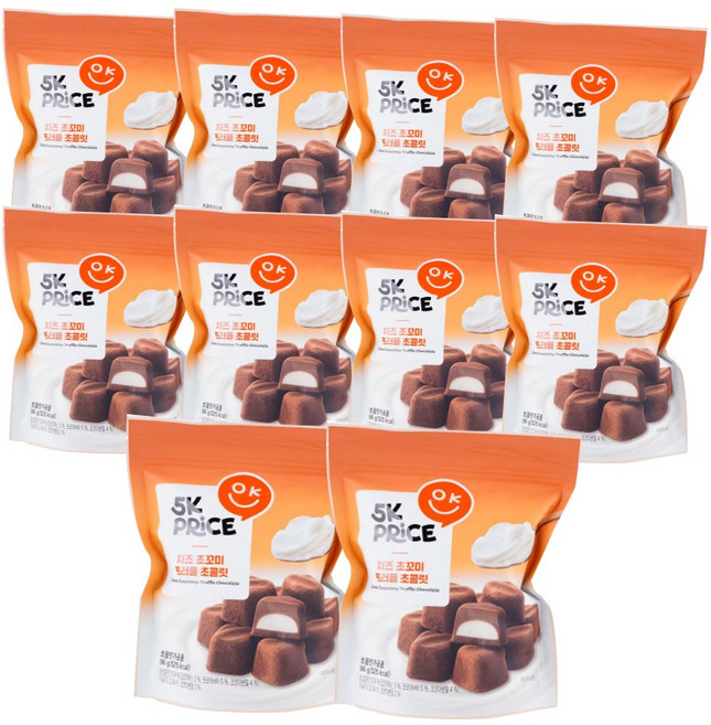 초꼬미 트러플초콜릿치즈맛, 10개, 96g