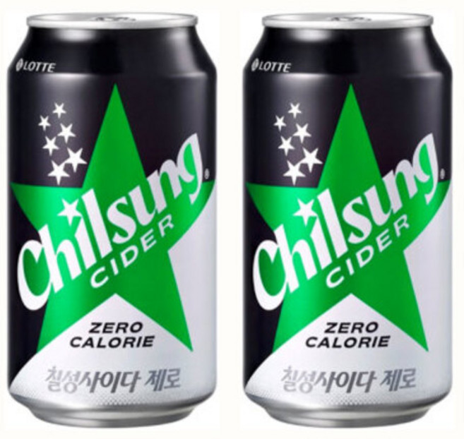 롯데칠성사이다제로 업소용 355mlx24캔, 355ml, 24개