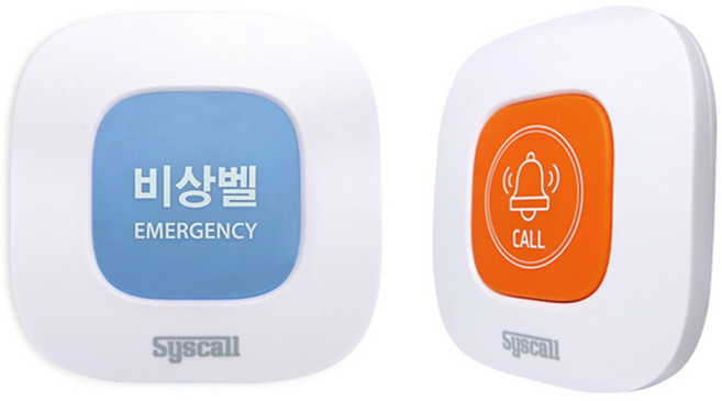 씨스콜 스마트 와이드 비상 호출벨 ST-E1 원터치해제 (ST-E1), 오렌지, 1개