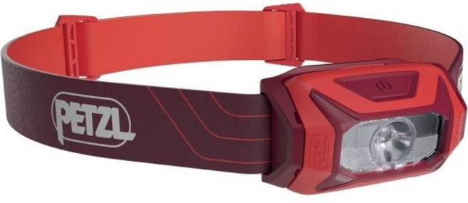 캠핑 및 하이킹을 위한 250루멘의 TIKKINA 야외 헤드램프 PETZL, Red, 1개