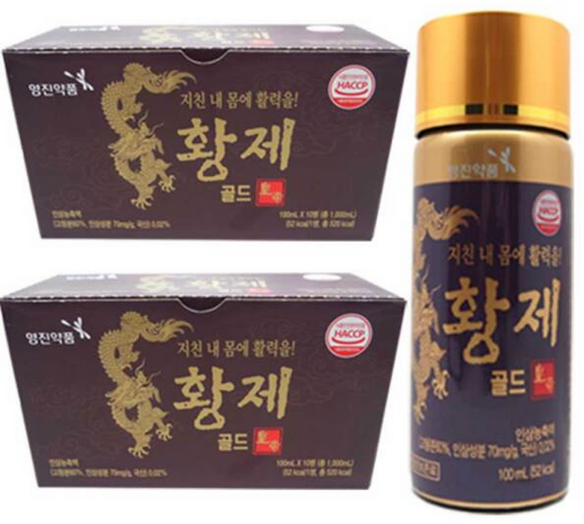 영진약품 황제골드 인삼농축액 약국 음료 드링크, 1개, 100ml
