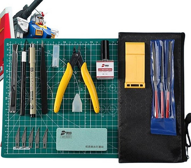 BINDESIGN 프라모델 조립 공구 입문용 12종 풀세트, 1세트