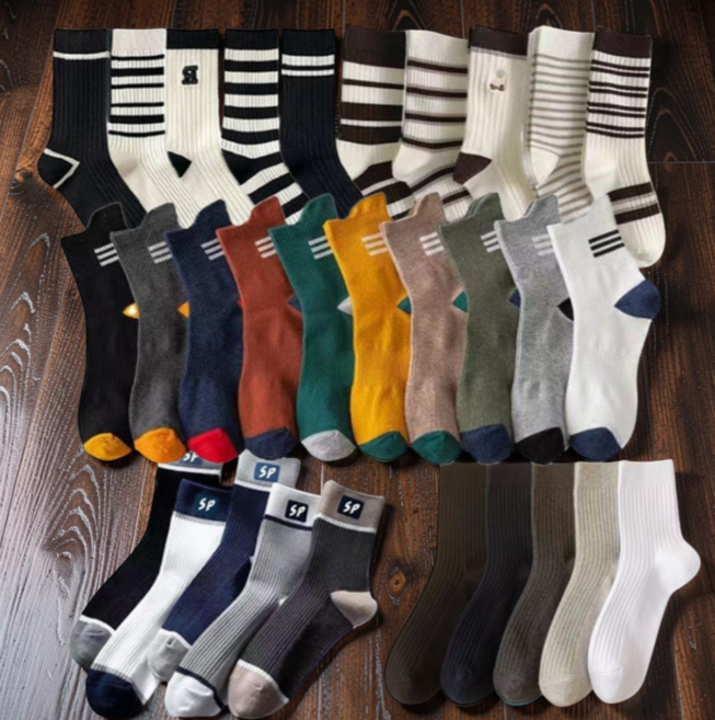 무등 양말 미끄럼 방지 남자 정장 국산 면 패션 니트 무지