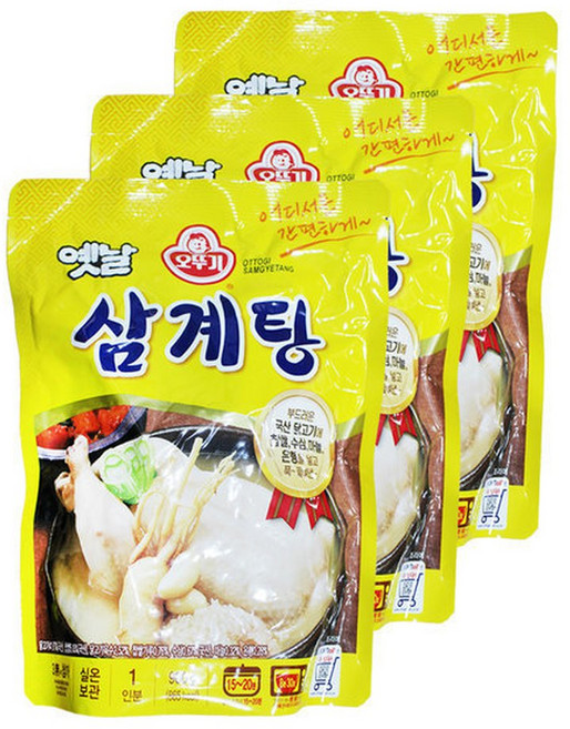 오뚜기 옛날 삼계탕 900g 3개 즉석국 즉석탕 간편식
