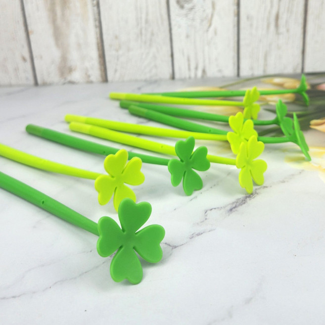 네잎클로버 헤어핀 머리핀