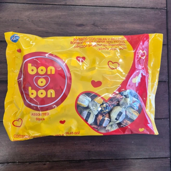 본오본 어쏘티드 초콜렛, 15g, 50개 - 쿠팡