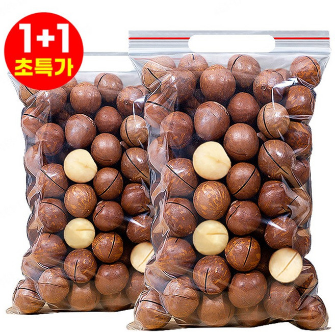 2025년 견과류의 제왕 1kg+1kg 저온 베이킹 다미아 밀크향 대용량 다미아, 2개, 250g