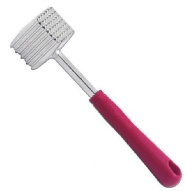 센스라벨 국산 3면 미트해머 고기다지기 고기망치 연육기 돈까스, 1개, 색상랜덤배송