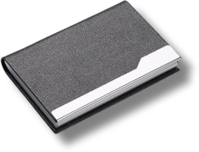 비즈니스 고급 명함 케이스, 그레이, 1개