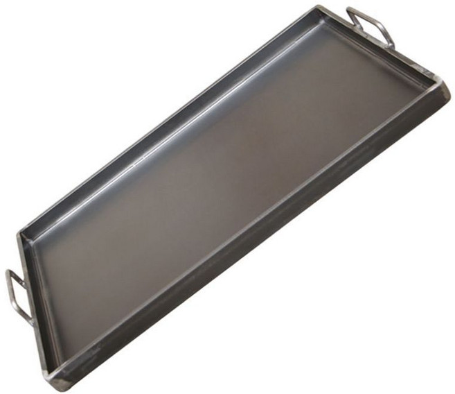 업소용 대형 철판 호떡 사각 닭갈비 떡볶이 떡갈비 곱창볶음 불판 그릴, 40x70cm 8mm, 1개