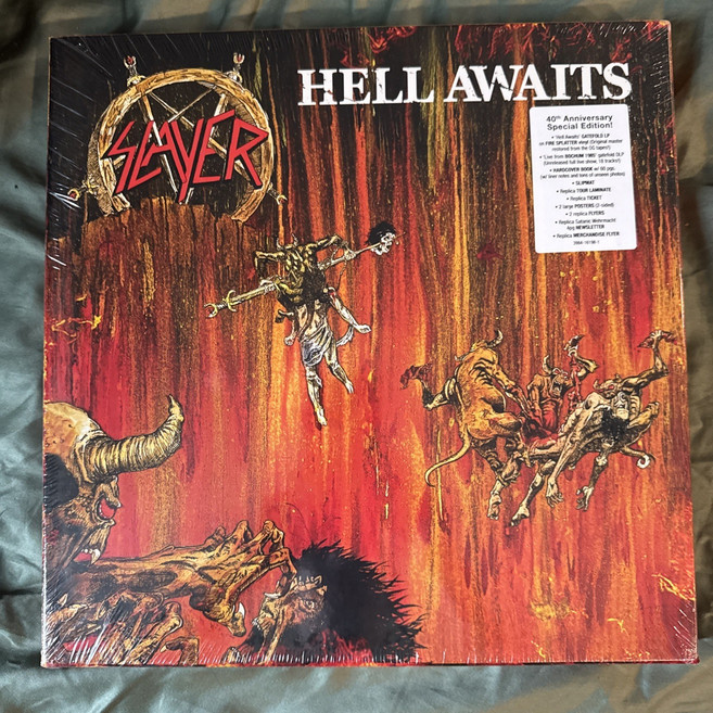 (수입 LP) Slayer Hell Awaits (40th Anniversary Edition) (Vinyl) SEALED Mint, (수입 LP) Slayer Hell Awaits (40