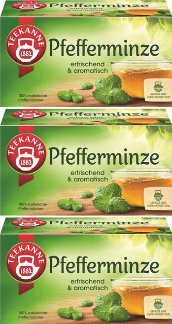 티칸 페퍼민트 티백, 3개, 2.25g, 20개입
